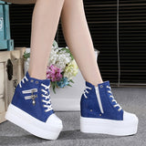 high top women breathable running shoes