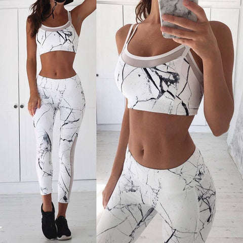 White Tank Top Leggings