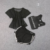 3 Pcs Set Women's Yoga Suit