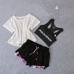 3 Pcs Set Women's Yoga Suit