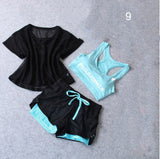 3 Pcs Set Women's Yoga Suit