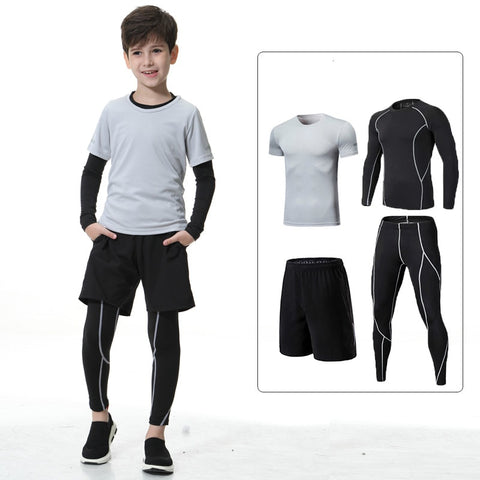 Kids Sports Suit Tight Clothes