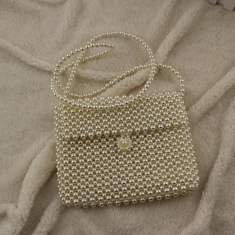 2019 new pearl handmade handbag